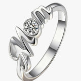 Krystalhjerte Ring