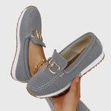 Sinforosa™ | Mocasín Deportivo con Hebilla Dorada