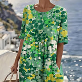 Nicolasa™ | Vestido Midi Floral Corte A