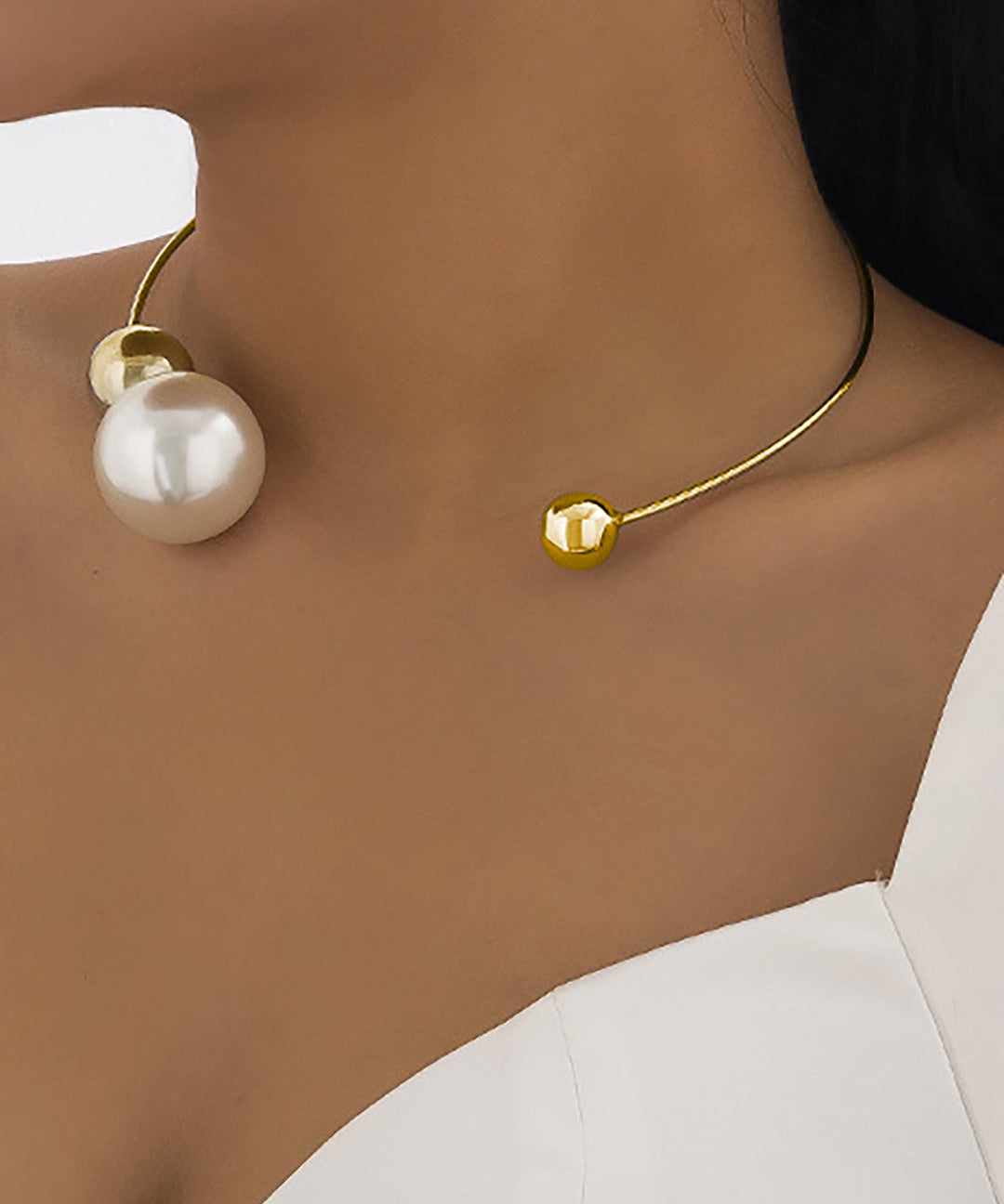 Collares de Perlas de Metal