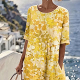 Nicolasa™ | Vestido Midi Floral Corte A