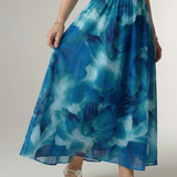 Silvana™ | Vestido Midi Halter con Cintura Fruncida