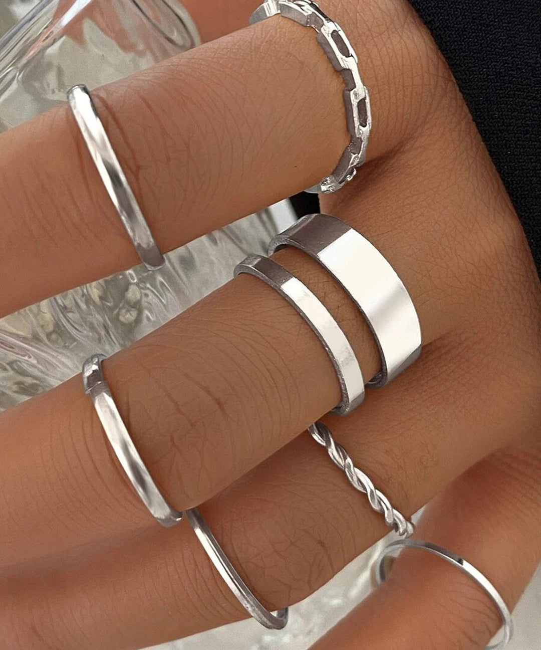 Conjunto de 7 Anillos
