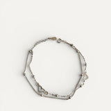 Adjustable Silver Heart Bracelet