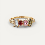 Vintage Gold Floral Ring