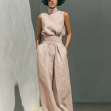 Venancia™ | Conjunto Minimalista Top y Pantalón Ancho