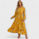 Barka - Ženska boho maxi haljina elegantnog stila