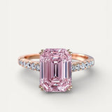 Dreamy Pink Crystal Ring