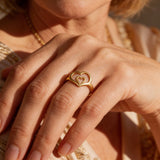 Gold Heart Ring