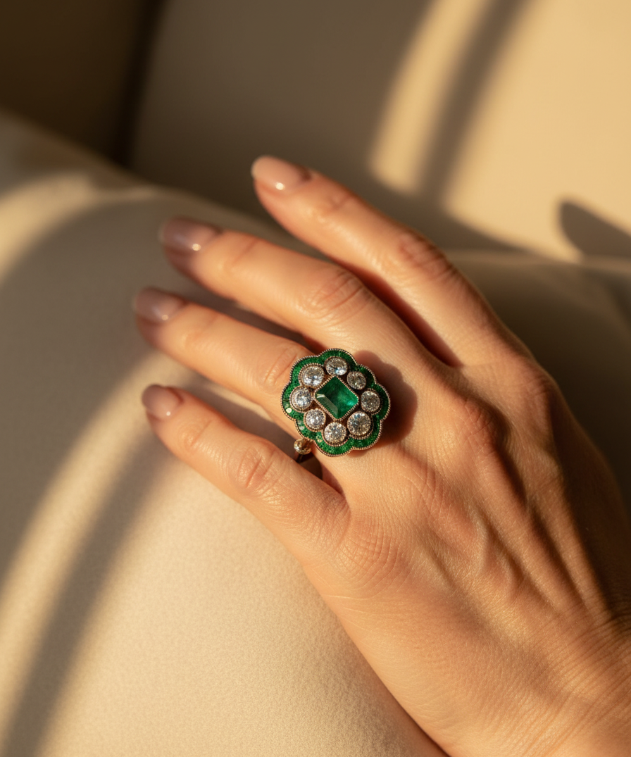 Vintage Emerald Ring