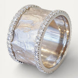 Vintage Silver Cubic Zirconia Ring