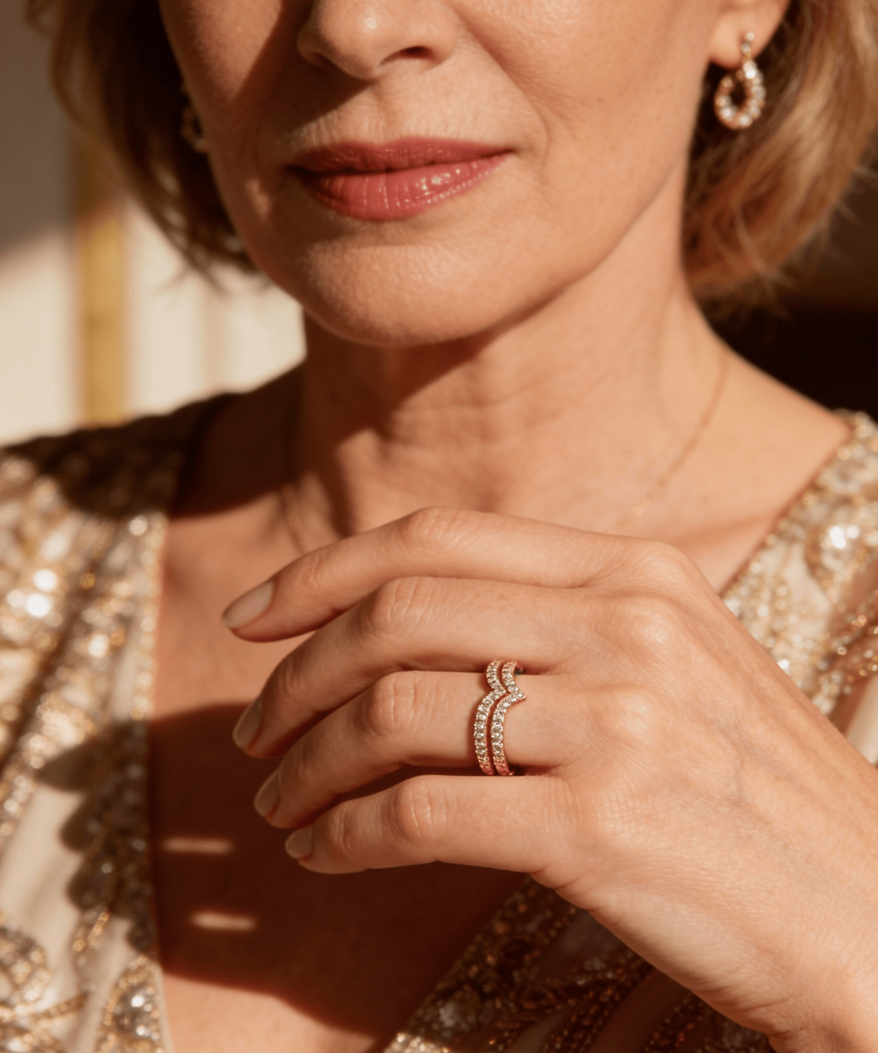 Elegant Sparkling Ring