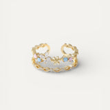 Vintage Gold Flower Ring