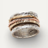Vintage Rose Gold and Silver Ring