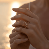 Gold Sparkle Wide Cuff Ring