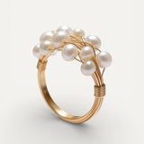 Vintage Pearl Nest Ring