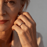 Simple Gold and Silver Ring