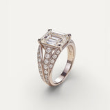 European and American Three-Piece Diamond Ring