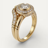 Gold Micro-Inlay Ring