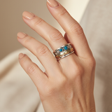 Bohemian Sapphire Meditation Ring