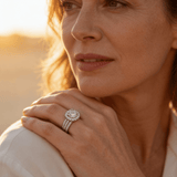 Diamond Stone Ring