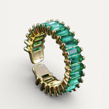 Gold Emerald Ring