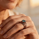Nature Green Crystal Ring