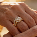 Gold Micro-Inlay Ring