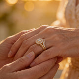 Gold Micro-Inlay Ring