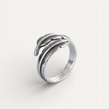 Angel's Feather - Adjustable Memorial Ring