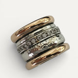Vintage Thick Layered Gold Ring
