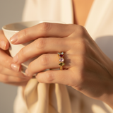 Vintage Gold Floral Ring
