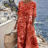 Nicolasa™ | Vestido Midi Floral Corte A