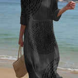 Vestido informal de mujer bordado.