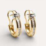 Vintage Gold Diamond Earrings