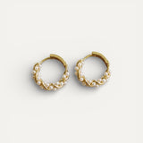 Elegant Round Pearl Earrings