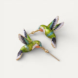 Creative Hummingbird Shaped Statement Earrings
