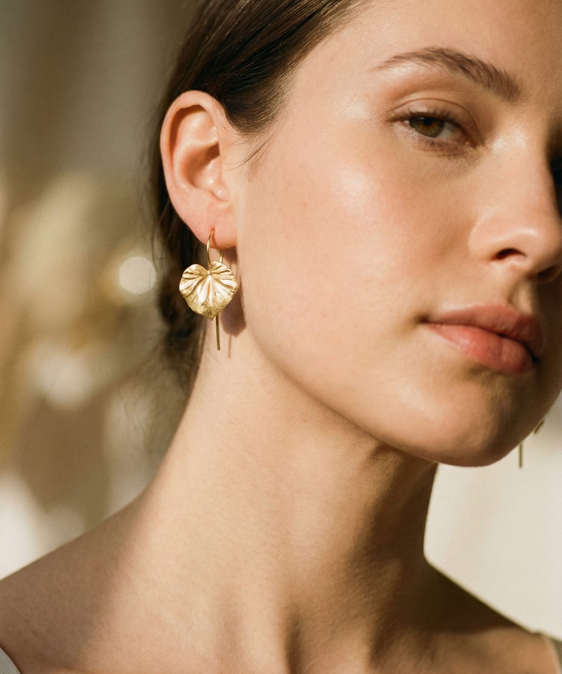 Gold Leaf Earrings