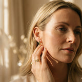 Gold Coastal Inspiration Drop Earrings