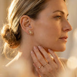 Sparkling Gold Unicorn Earrings