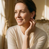 Moissanite Hoop Earrings