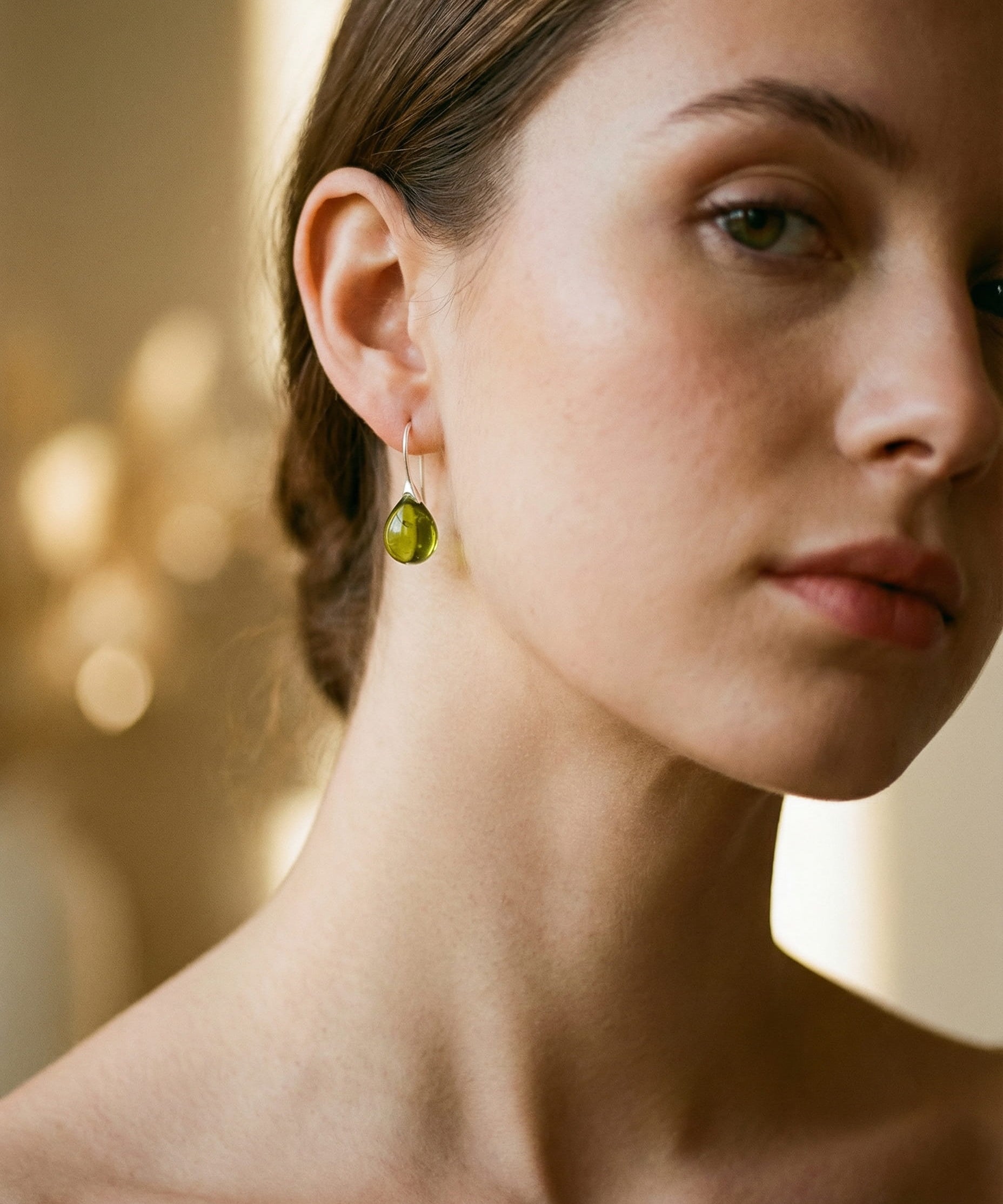 Inlaid Opal Earrings