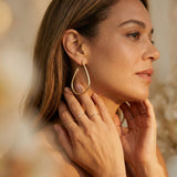 Vintage Gold Hoop Earrings