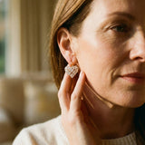 Elegant Heart-Shaped Crystal Earrings