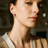 Luxurious Gold Hoop Earrings