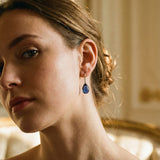 Inlaid Opal Earrings