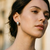 Sea Turtle Necklace and Earring Set in Opal and Silver