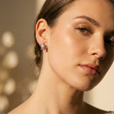 Sea Turtle Necklace and Earring Set in Opal and Silver
