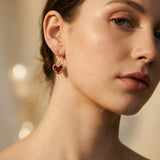 Little Red Hearts Earrings
