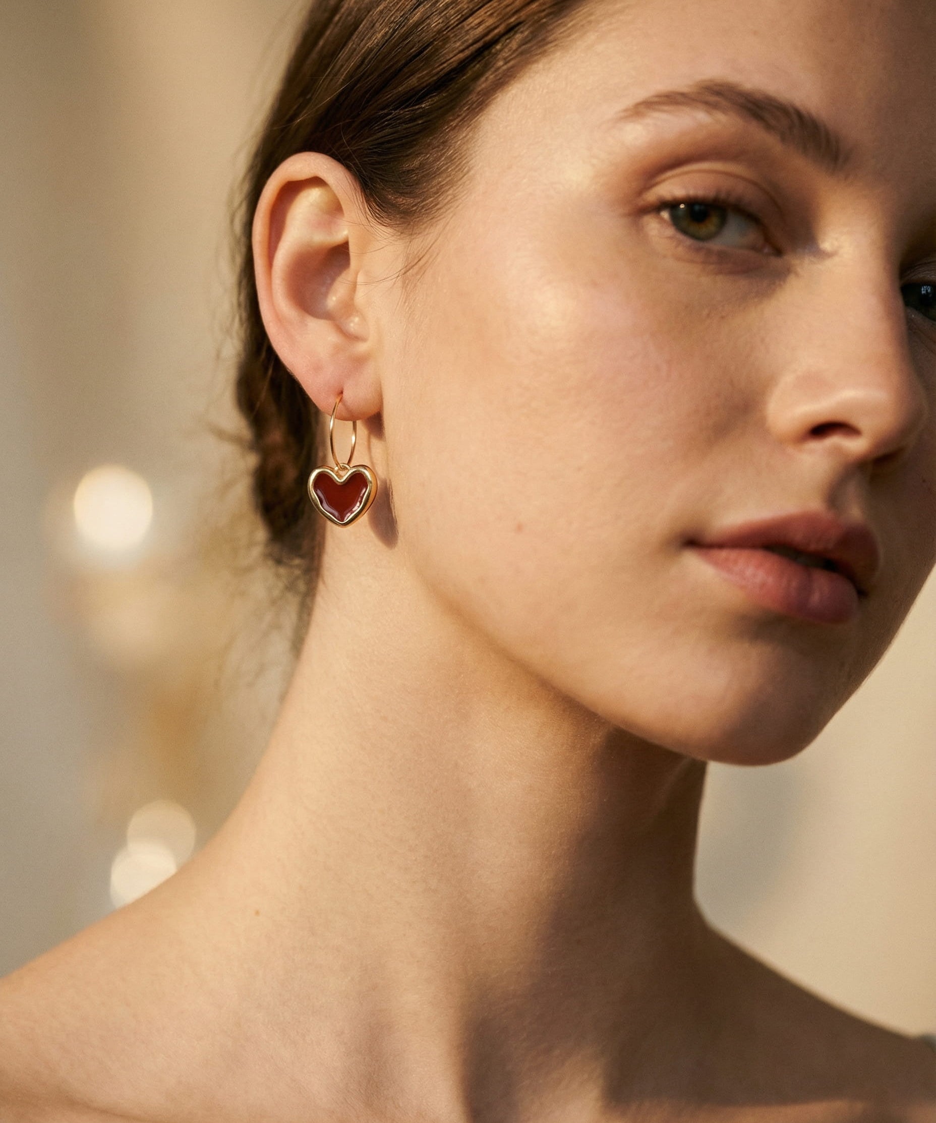 Little Red Hearts Earrings